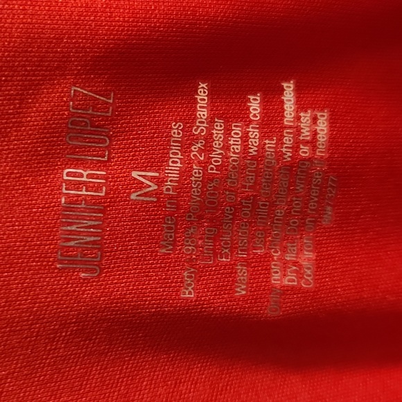 Jennifer Lopez~  JLO Red Sparkly Sweater - Picture 5 of 6